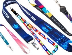 Full Color Lanyard 3/4" with Metal Lobster Clip