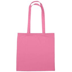 Custom Pink Cotton Tote Bag