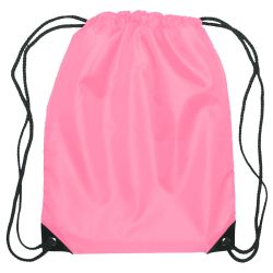 Custom Pink Drawstring Sportpack