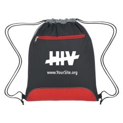 End HIV Drawstring Sport Bag