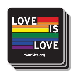 Gay Pride Love Is Love Coaster
