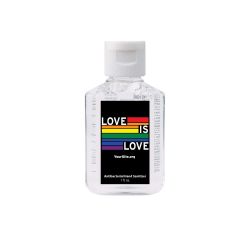 Gay Pride Love Is Love Hand Sanitizer 1 Oz.