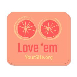 Love 'Em Breast Cancer Awareness Sticker
