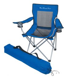Mesh Foldable Chair w/ Carrying Bag