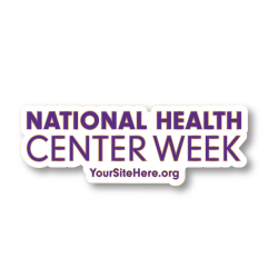 National Health Center Week - 1.5" Enamel Pin