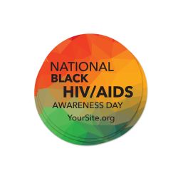 National Black HIV/AIDS Mosaic Sticker