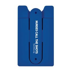 Nurses Call The Shots - Silicone Phone Wallet With Stand