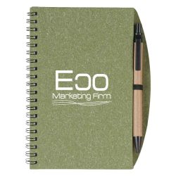Paper Cover Notebook with Pen