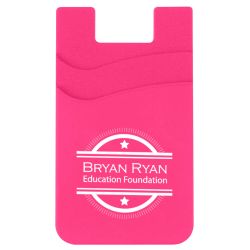 Pink Cell Phone Wallet - Double Pocket