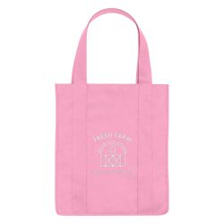 Pink Non-Woven Shopper Tote Bag