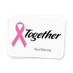 Pink Ribbon Together Breast Cancer Awareness Sticker
