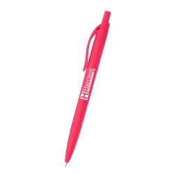 Pink Rubberized Pen
