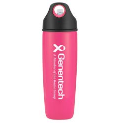 Pink Stainless Steel Sports Bottle 30 Oz.