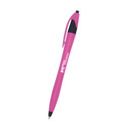 Pink Value Black Trim Dart Pen