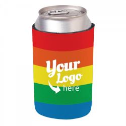 Pride Rainbow Can Cooler