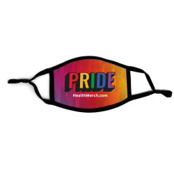 Pride Retro Abstract Rainbow Adjustable Mask