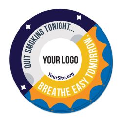Breathe Easy Tomorrow Sticker