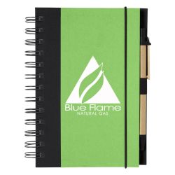 Recycled Brown Paper Notebook with Pen