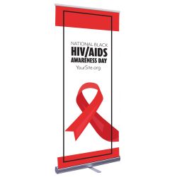 National Black HIV/AIDS Retractable Banner