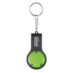 Reflector Light Up Whistle Keychain