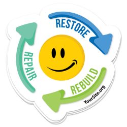 Repair Restore Rebuild Sticker