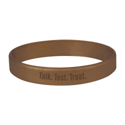 Talk. Test. Treat. - Silicone Bracelet