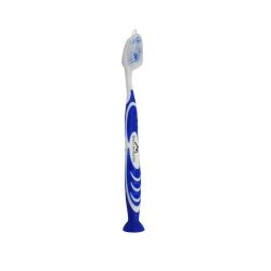 Stand Up Toothbrush with Scraper