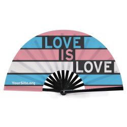 Trans Love Is Love Snap Fan