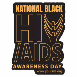 TRIO National Black HIV/AIDS Awareness Day - 1.5" Enamel Pin