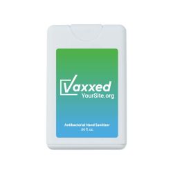 Vaxxed Hand Sanitizer Card .66 Oz.