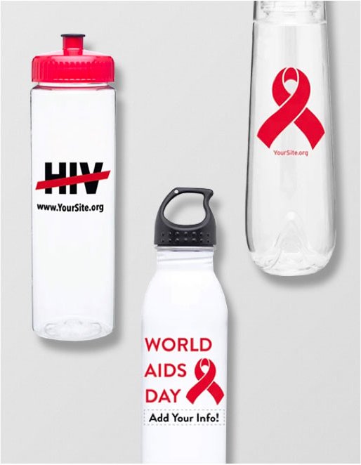 HIV Aids Awareness Drinkware
